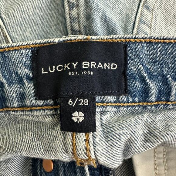 2/$30 Lucky Brand 3 inch Mid-rise Boy Short Distressed Denim Jean 6/ 28 #BAG9 - Picture 5 of 9
